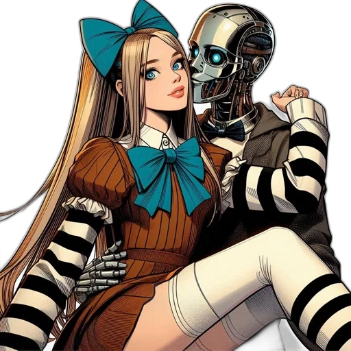 robot, mask, comic book art, concept art transparent PNG cut-out