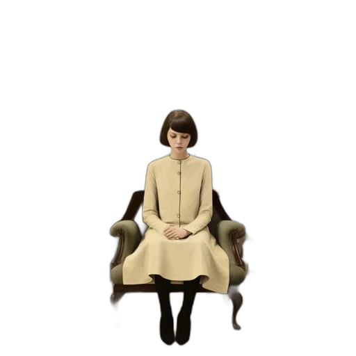 dress, furniture, jacket, staff transparent PNG cut-out