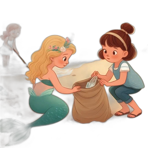 concept art, watercolor, fantasy art, cartoon transparent PNG cut-out
