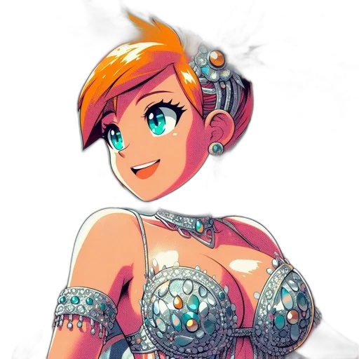 dress, robot, crown, concept art transparent PNG cut-out