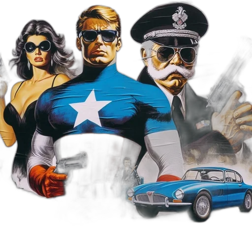 car, comic book art, concept art, image transparent PNG cut-out