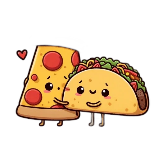 food, pixel art, amusing, illustration transparent PNG cut-out