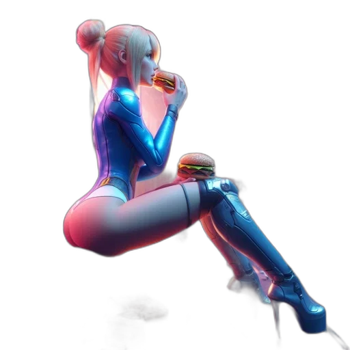 robot, weapon, staff, concept art transparent PNG cut-out