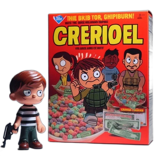 food, 3d render, comic book art, concept art transparent PNG cut-out