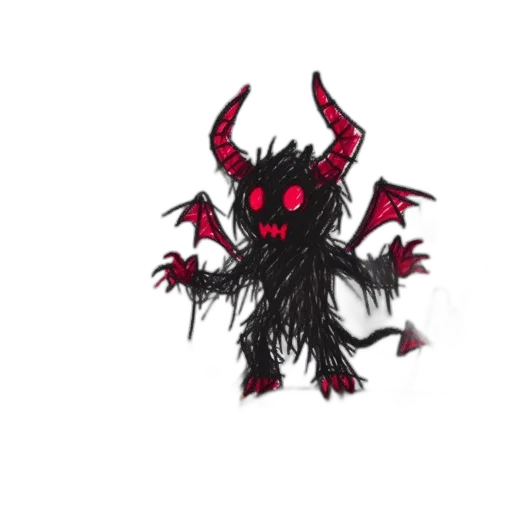 creature, dragon, staff, mask transparent PNG cut-out