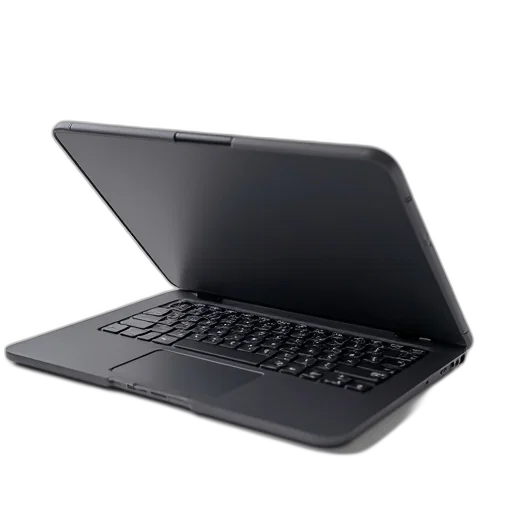 3d render, back, cover, keyboard transparent PNG cut-out