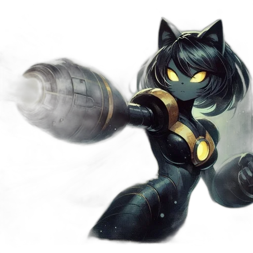 weapon, staff, robot, concept art transparent PNG cut-out