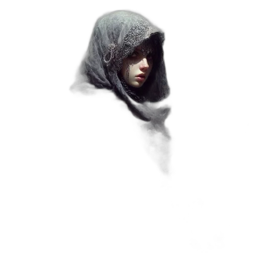 face, jacket, mask, hat transparent PNG cut-out