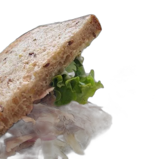 food, photorealistic, 3d render, sandwich transparent PNG cut-out