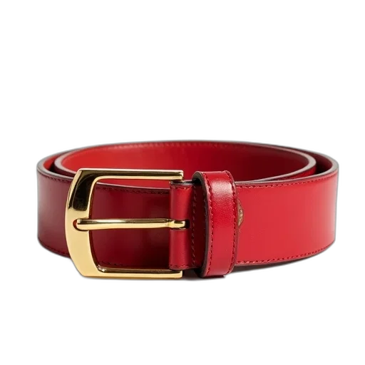 jewelry, red, leather, belt transparent PNG cut-out