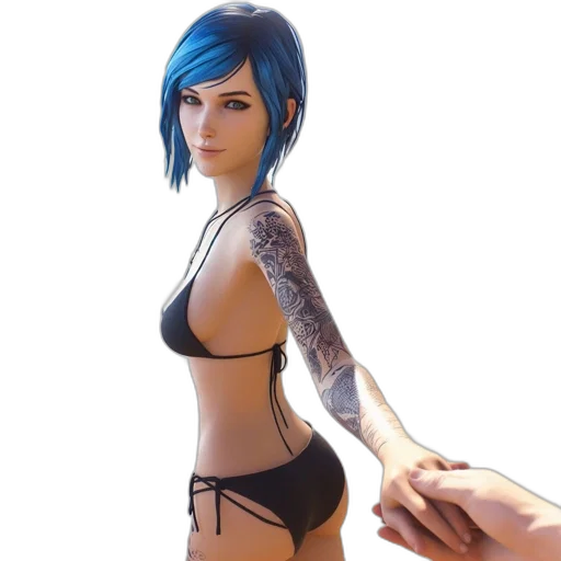 dress, robot, concept art, photorealistic transparent PNG cut-out