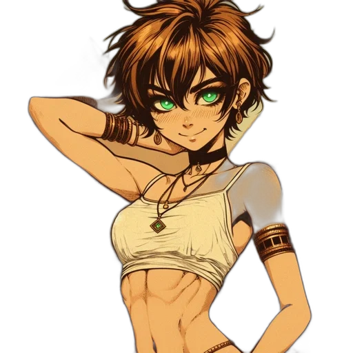 staff, anime, pixel art, concept art transparent PNG cut-out
