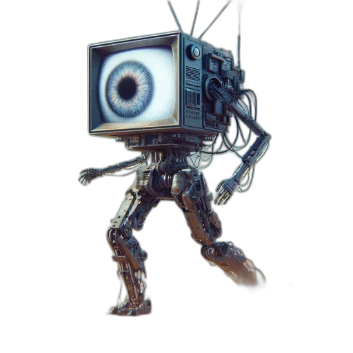 robot, creature, animal, weapon transparent PNG cut-out