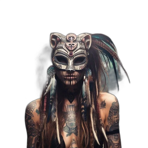 mask, creature, animal, face transparent PNG cut-out