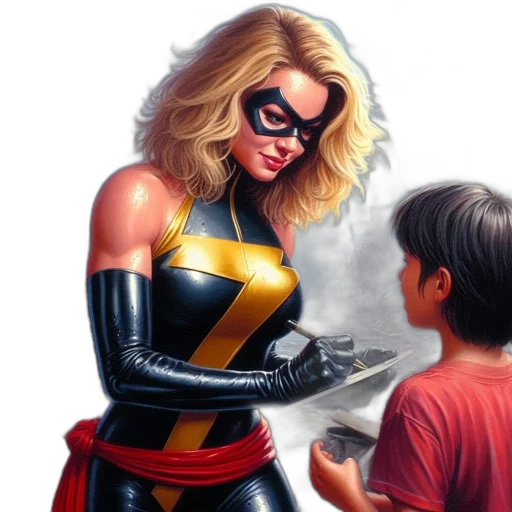 comic book art, concept art, photorealistic, oil painting transparent PNG cut-out