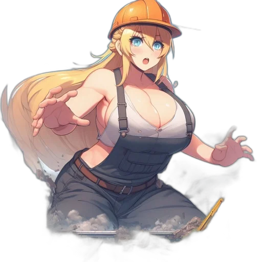 staff, hat, weapon, dress transparent PNG cut-out