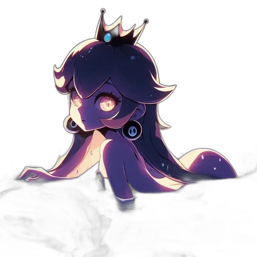 crown, creature, staff, dragon transparent PNG cut-out