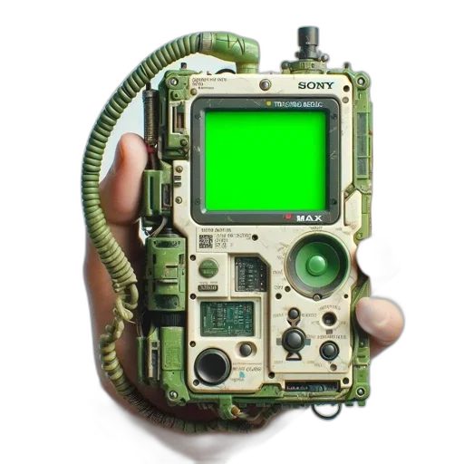 robot, weapon, jewelry, cyberpunk transparent PNG cut-out