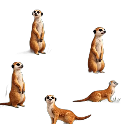 animal, creature, concept art, 3d render transparent PNG cut-out