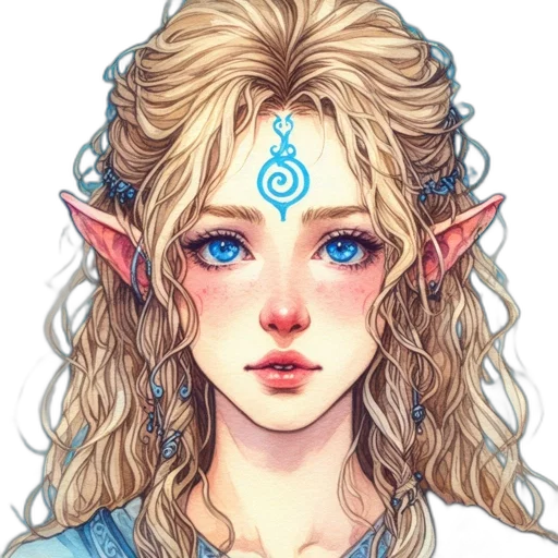 face, dragon, staff, fantasy art transparent PNG cut-out