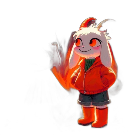 animal, creature, staff, jacket transparent PNG cut-out