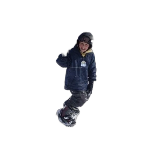 jacket, staff, face, creature transparent PNG cut-out