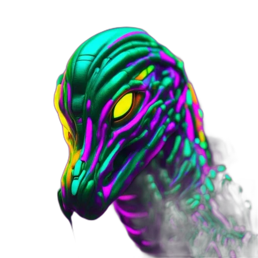 dragon, mask, creature, animal transparent PNG cut-out