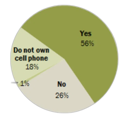 pie, chart, showing, percentage transparent PNG cut-out