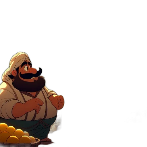 food, concept art, pixel art, 3d render transparent PNG cut-out