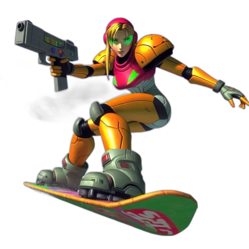 robot, weapon, concept art, 3d render transparent PNG cut-out