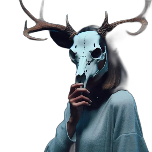 mask, animal, creature, face transparent PNG cut-out