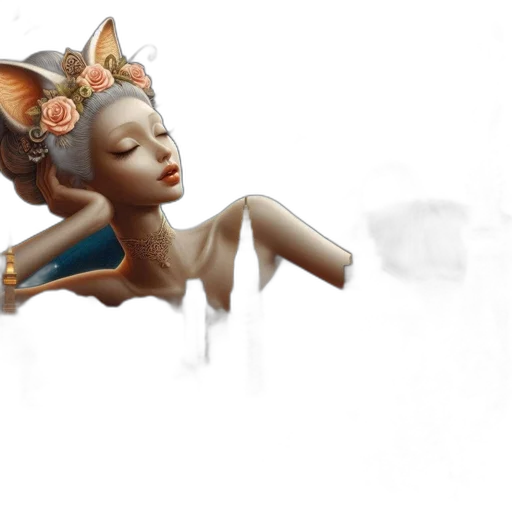 fantasy art, concept art, photorealistic, 3d render transparent PNG cut-out