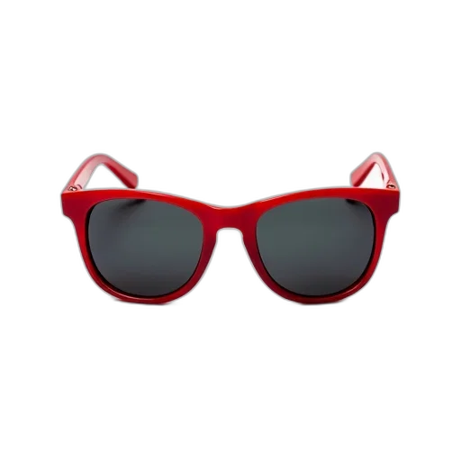 3d render, red, pair, sunglasses transparent PNG cut-out