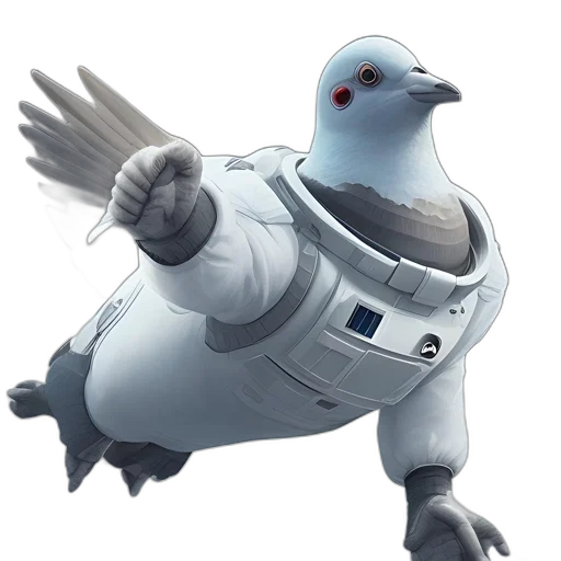 robot, animal, staff, weapon transparent PNG cut-out