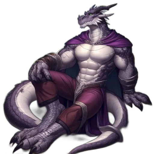 dragon, creature, animal, staff transparent PNG cut-out
