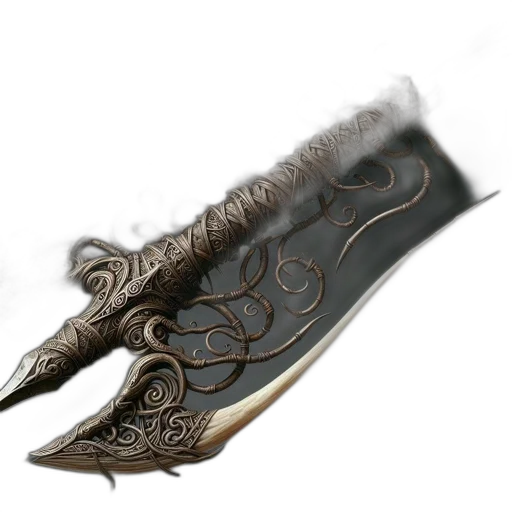 sword, weapon, staff, dragon transparent PNG cut-out