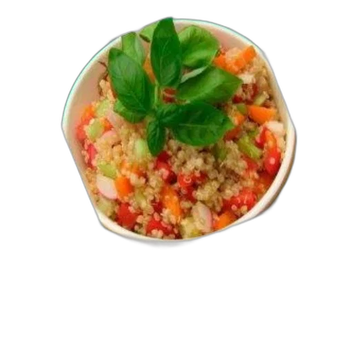 food, photorealistic, quinoa, cookbook transparent PNG cut-out