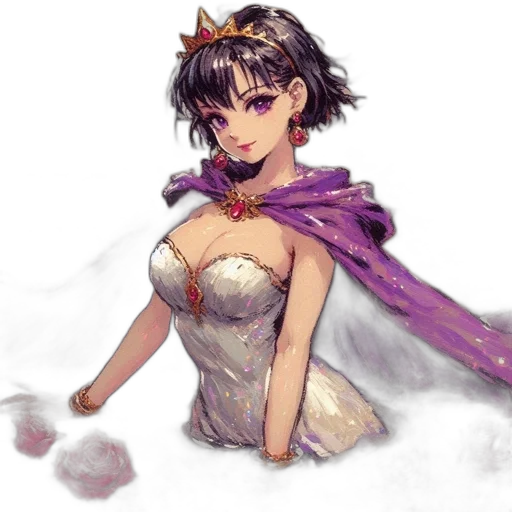 dress, crown, fantasy art, concept art transparent PNG cut-out