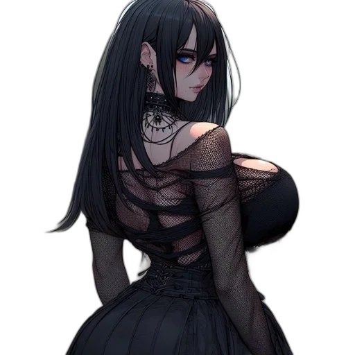 dress, mask, creature, crown transparent PNG cut-out