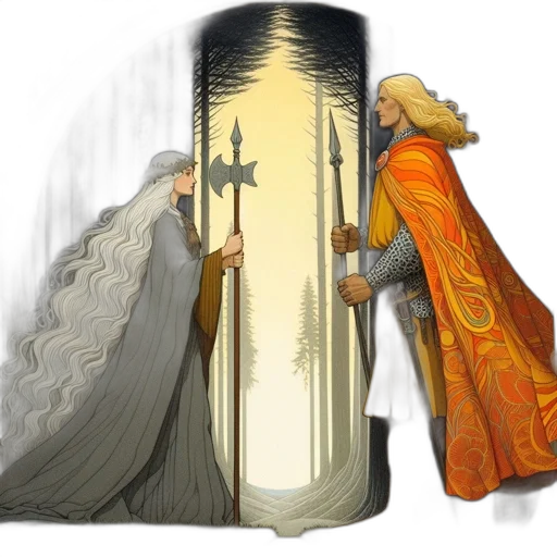 sword, crown, concept art, fantasy art transparent PNG cut-out