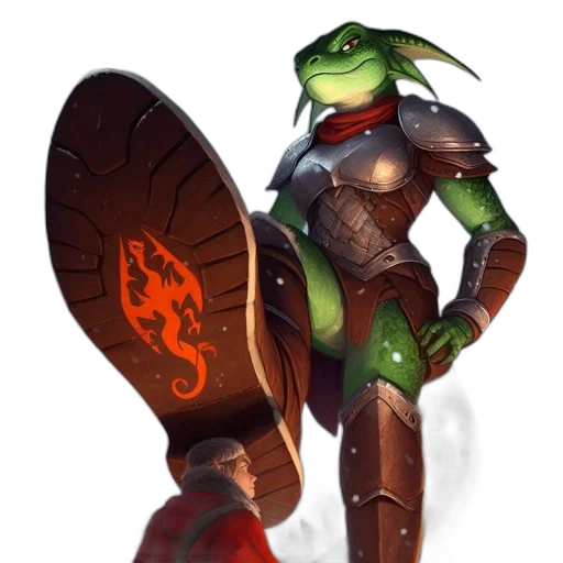 dragon, staff, concept art, fantasy art transparent PNG cut-out