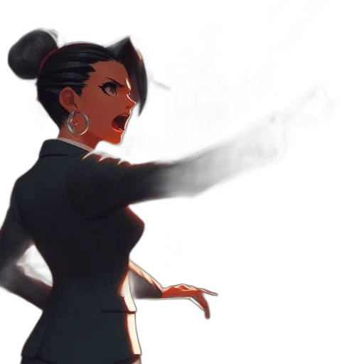 dress, staff, face, concept art transparent PNG cut-out