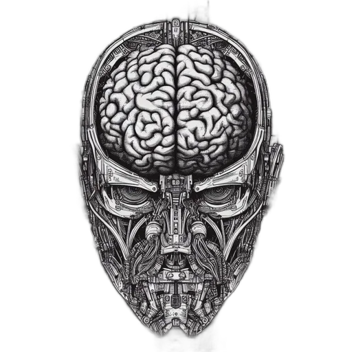mask, face, robot, crown transparent PNG cut-out