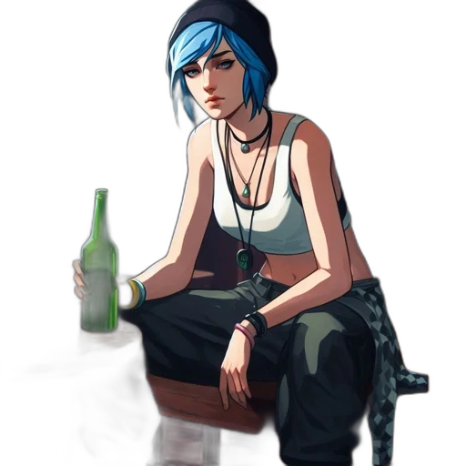 bottle, dress, weapon, robot transparent PNG cut-out