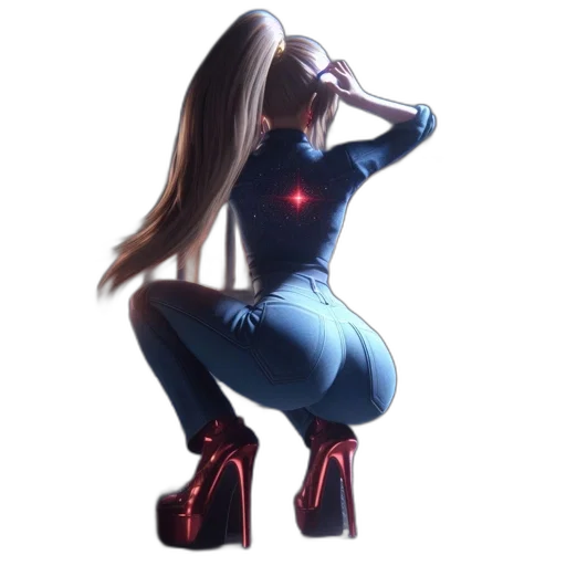 robot, dress, weapon, staff transparent PNG cut-out