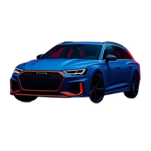 car, 3d render, photorealistic, concept art transparent PNG cut-out