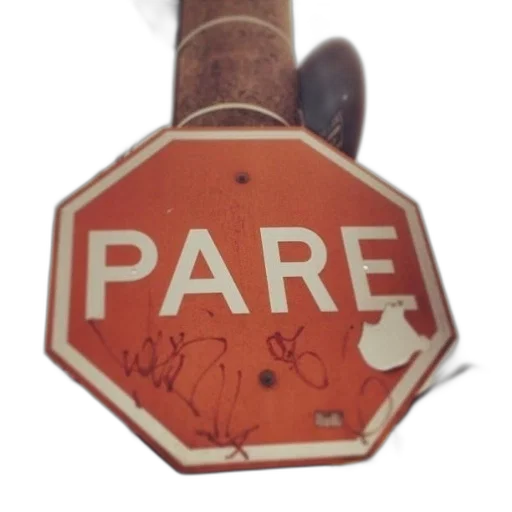 staff, stop, sign, spanish transparent PNG cut-out