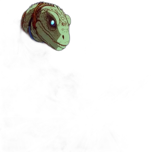 dragon, creature, animal, mask transparent PNG cut-out