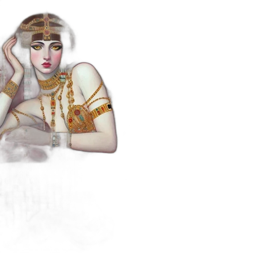 jewelry, mask, crown, fantasy art transparent PNG cut-out