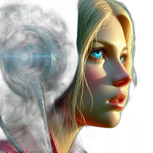 robot, face, mask, concept art transparent PNG cut-out